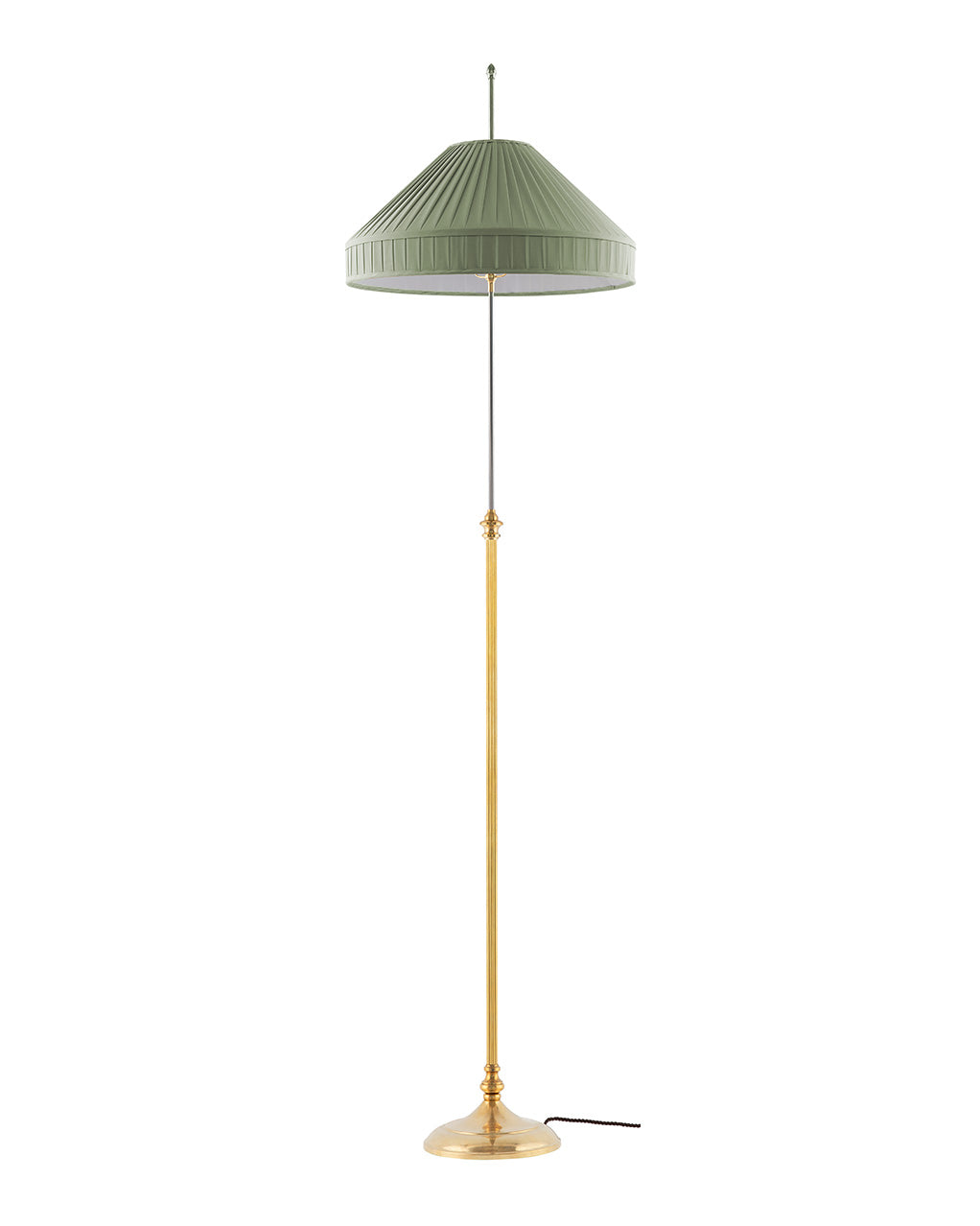 Stehlampe - Edfelt, olivgrüner Schirm image