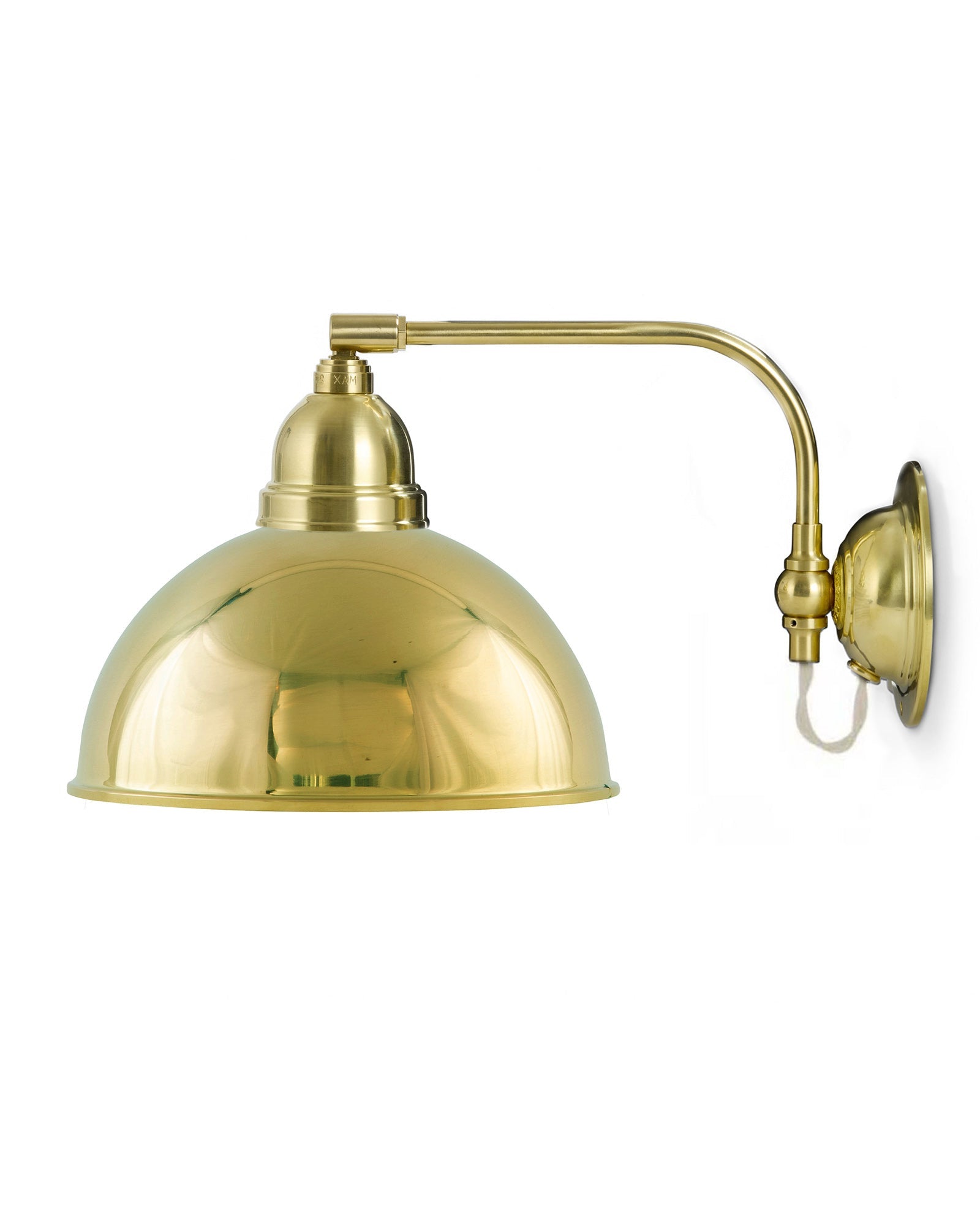 Wall Lamp - Gripenberg Brass Shade, White image