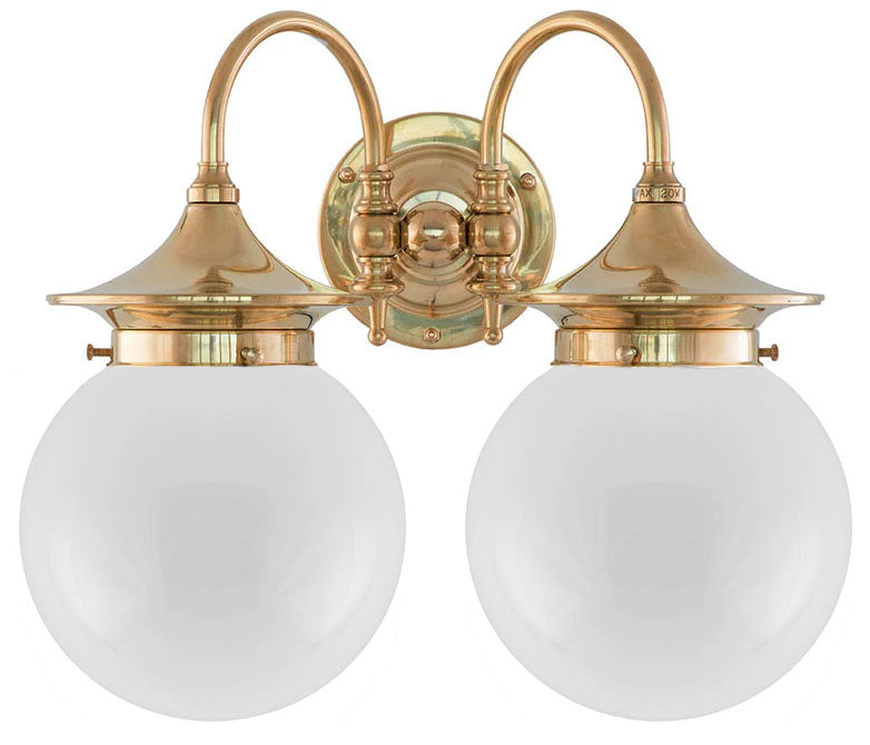 Bathroom Lamp - Tigerstedt Opal White Globes