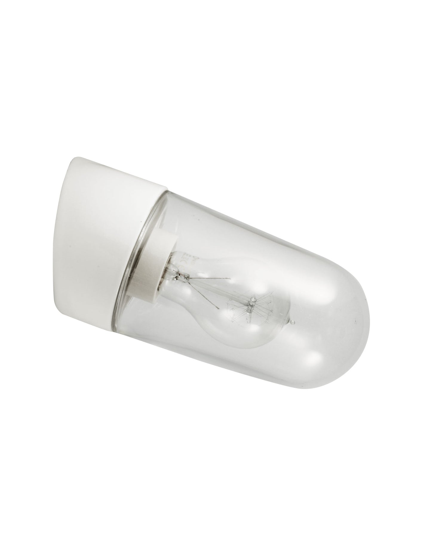 Porslinslampa IP20 - Vit/sned