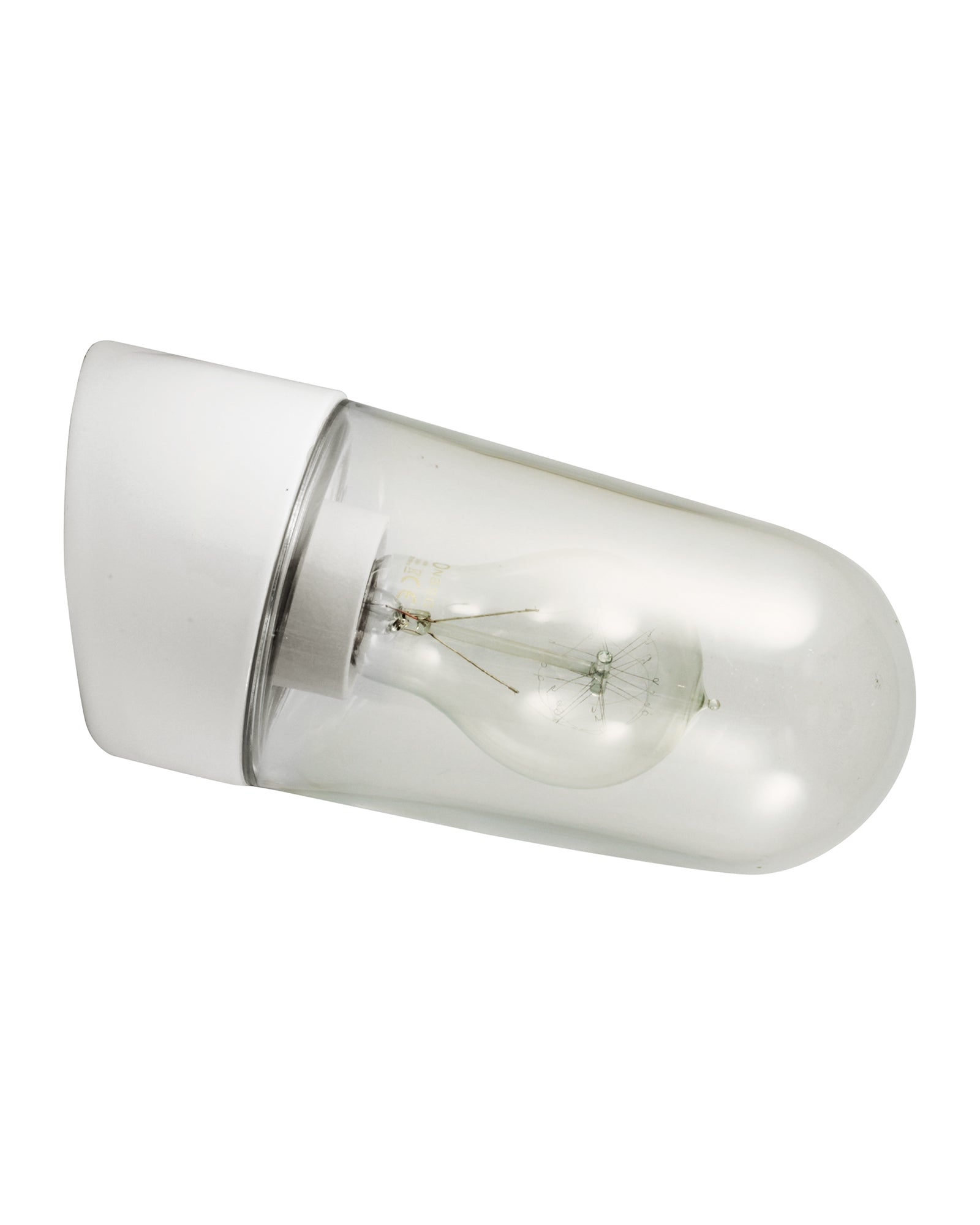 Porcelain Light Fixture IP20 - White/Angled image