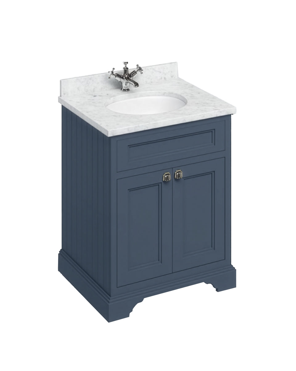 Badrumskommod Burlington - 65 cm blå image