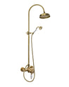 P 122 132 BR Sekelskifte Duschset Kensington retro med termostatblandare brons 01