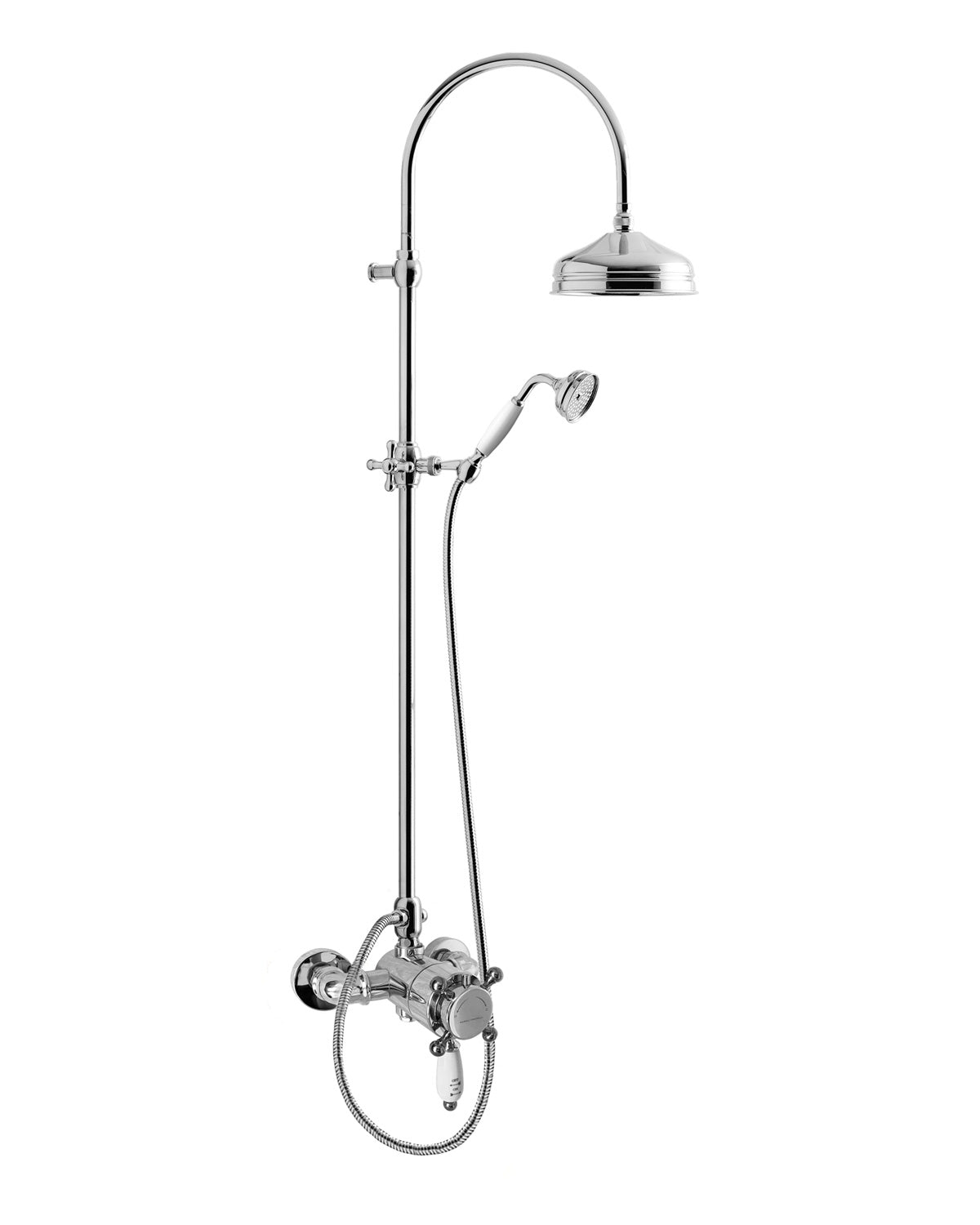 Shower Set - Kensington Retro-style Shower Faucet, Chrome image