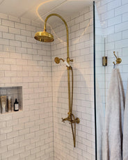 Shower set - Kensington - Retro-Style Shower Faucet - Brass thumbnail image