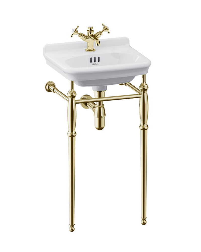 Washbasin - Guild 45 cm (17.7 in.), Lacquered brass stand
