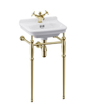 Washbasin - Guild 45 cm (17.7 in.), gold stand thumbnail image