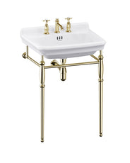 Washbasin - Guild 62 cm (24.4 in), gold stand thumbnail image