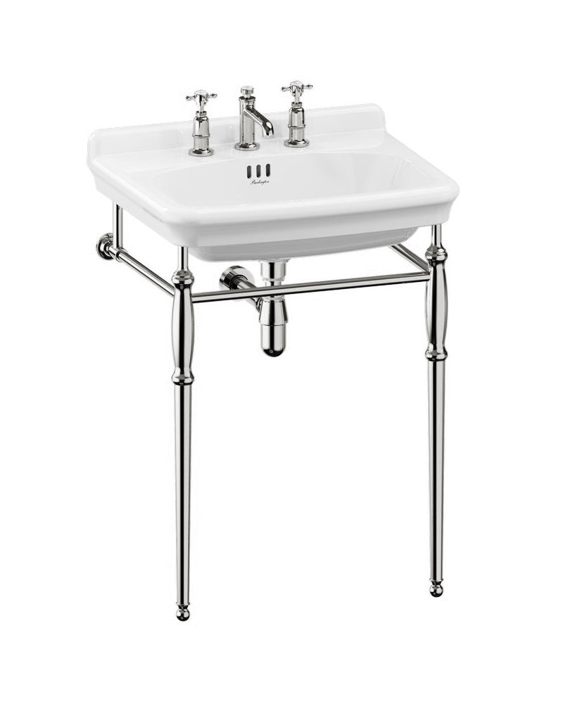 Washbasin - Guild 62 cm (24.4 in.), chrome stand image