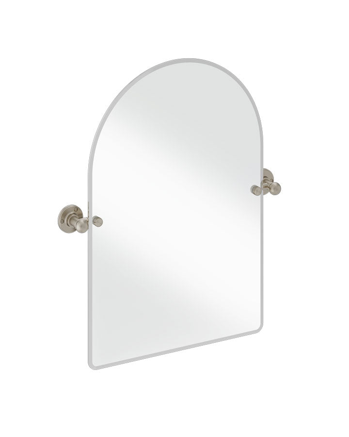 Mirror – Burlington Arched Top, Matte Nickel
