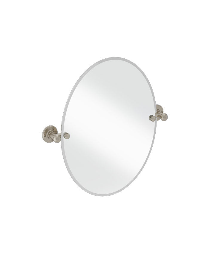 Mirror – Burlington Oval, Matte Nickel