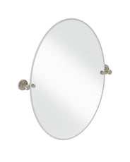 Mirror – Burlington Oval, Matte Nickel thumbnail image