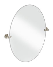 Mirror – Burlington Oval, Matte Nickel thumbnail image