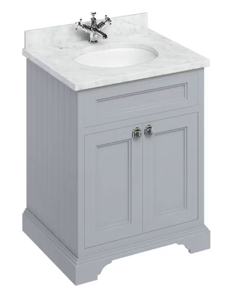 Bathroom vanity - 65 cm (25.59 in.) grey