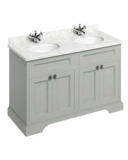 Bathroom Double Vanity - 130 cm (51.18 in.) - Double Doors Olive green thumbnail image