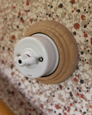 Schalter – Kreuzschalter, weißes Porzellan thumbnail image