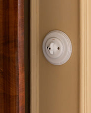 Afbryder - Kroneafbryder (vrider) hvid porcelæn thumbnail image