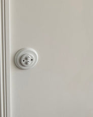 Dimmer – Doppeltaster aus weißem Porzellan thumbnail image