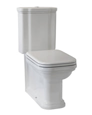 Floor-Standing WC - Art Deco Toilet with Flush Button & Soft-Close Seat thumbnail image