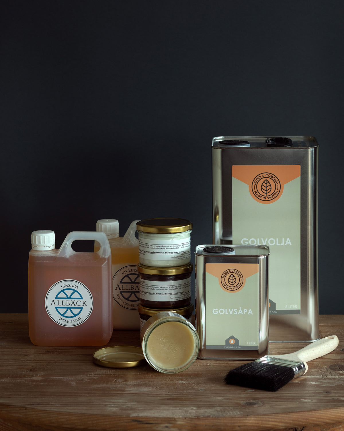 Treating wooden floors with soap card image