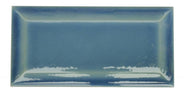 Wall tile Bristol - 7.5 x 15 cm (2.95 x 5.91 in.) blue, crackled thumbnail image