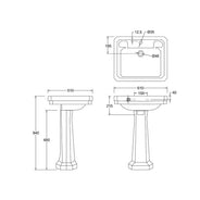 Burlington Bathroom Sink - Victorian 61 cm (24 in.), Pedestal thumbnail image