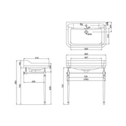 Chrome Stand for Burlington Edwardian 80 cm thumbnail image