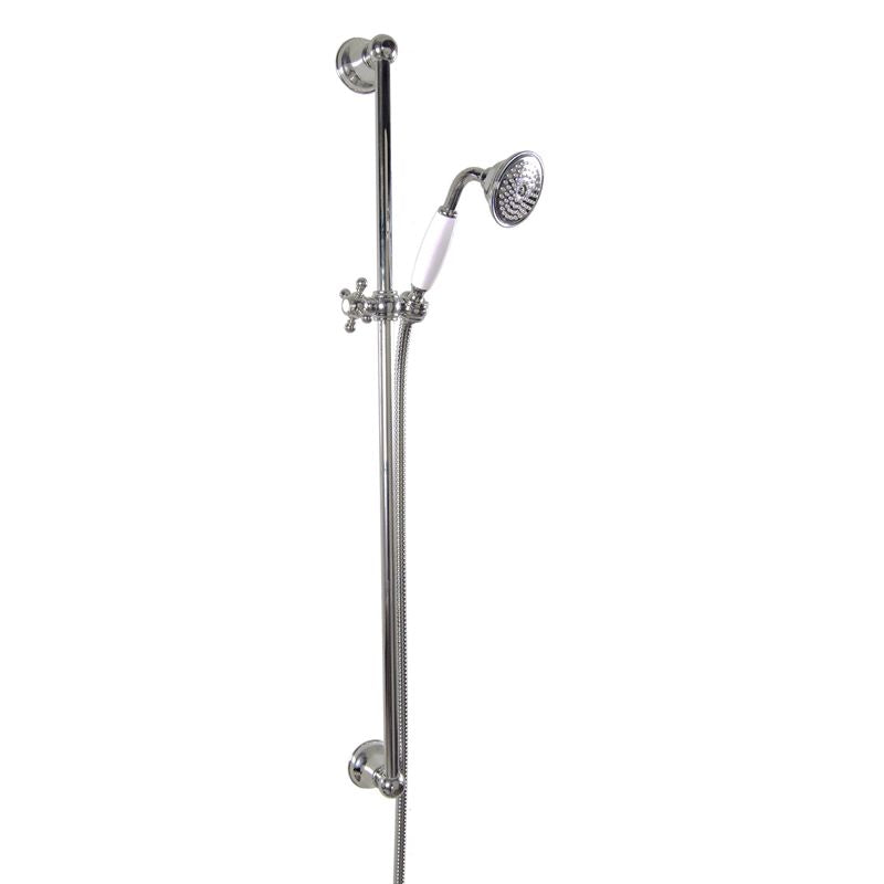 Shower Rail - Colonial 90 cm with handset and hose image