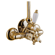 Shower Set - Maxima Colonial with head shower brass thumbnail image