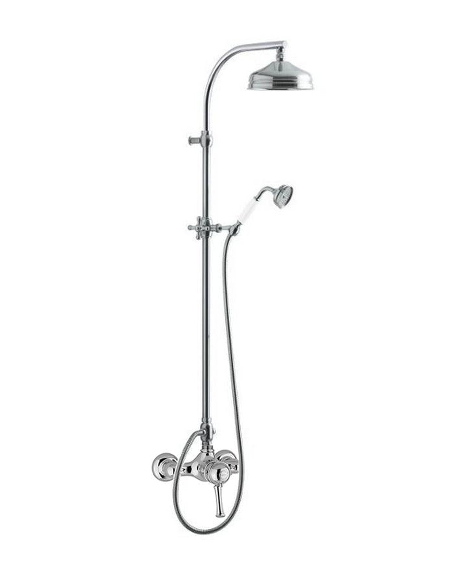 Maxima Low Shower Set - Brass, with Denver Thermostatic Faucet image