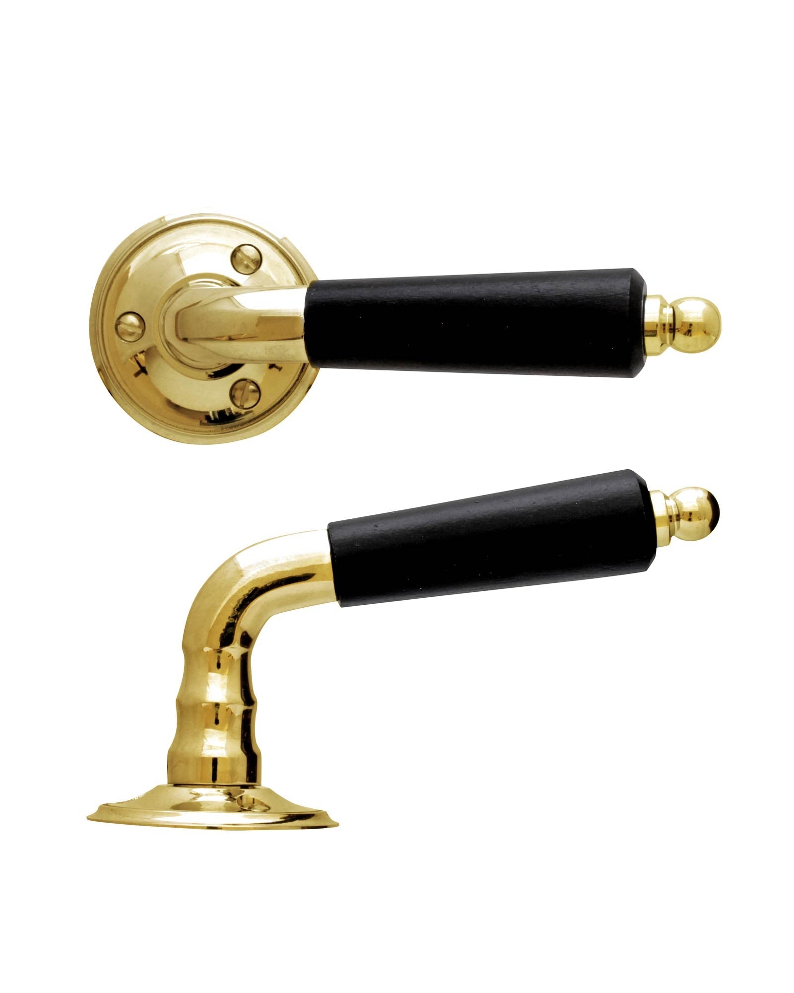 Door Handle - Låsbolaget 439 - Brass image