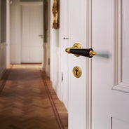 Door Handle - Triple Pearl-String Detail - Nickel thumbnail image
