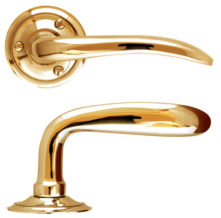 Door Handle - Låsbolaget 617 brass