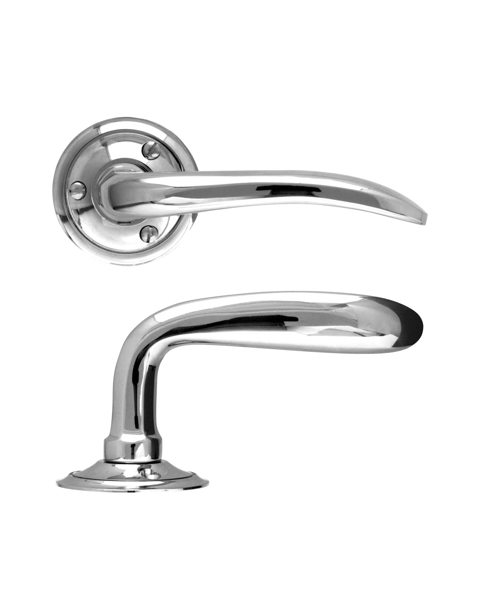 Dörrhandtag - Låsbolaget 617 nickel - Klassisk stil image
