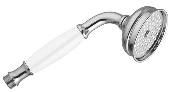 Shower handle - Classic chrome/white image