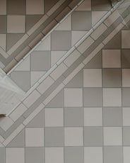 Floor Tile - Victorian Rectangle 2.5 x 15 cm White - Super White BAS thumbnail image