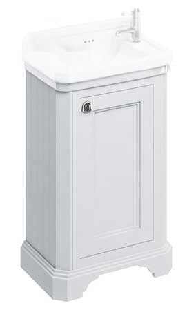 Vanity for wash basin mini white