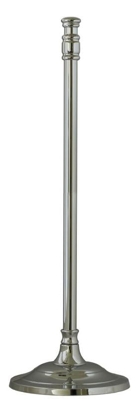 Freestanding roll reserve toilet paper holder - Brighton chrome