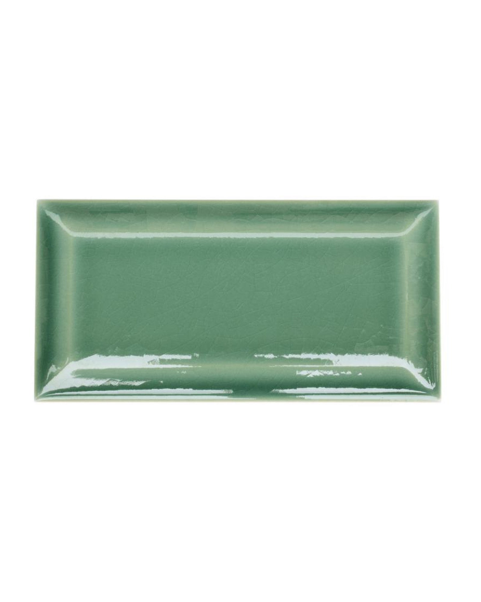 Color sample - Bristol wall tile - Aqua Green, crackled image