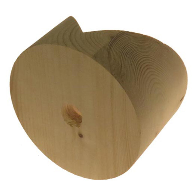 Wood corner bracket for fixed outdoor and courtyard lamps