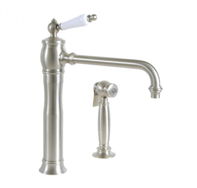 Kitchen Faucet - Horus Eloise with hand shower, matte nickel