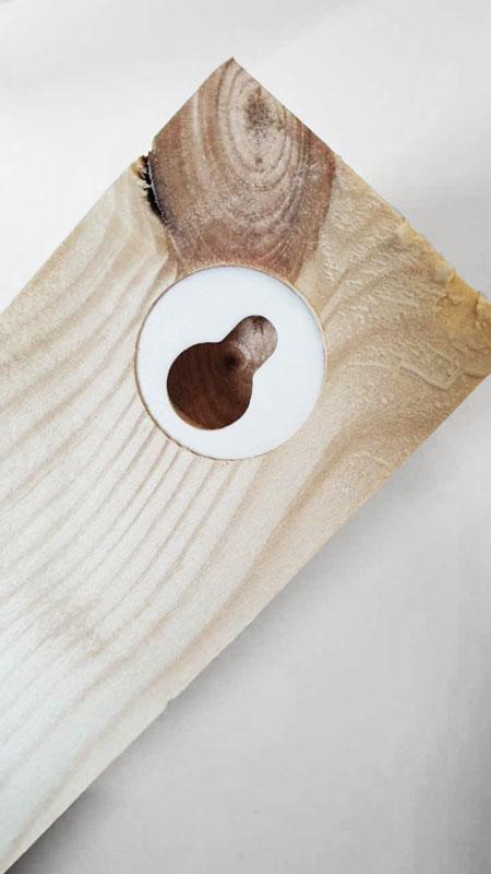 Shelf Bracket Gullholmen II wood - Small image