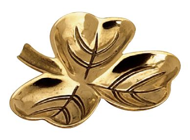 Small dish - Trefoil brass