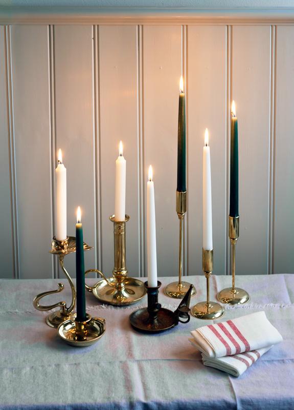 Lysestake - Jugendblad messing image