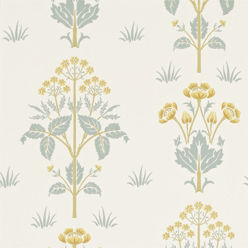 William Morris & Co. Tapet - Meadow Sweet Gold/Slate image