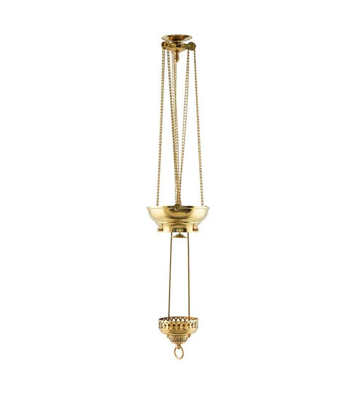 Moonlight Lantern - 6" Burner, (Brass)