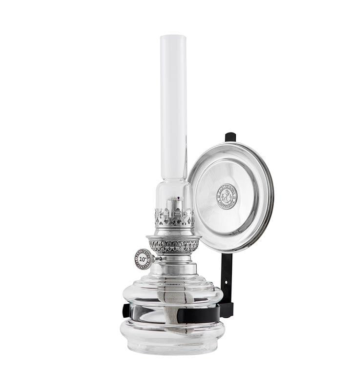 Parafinlampe - Lindholmenlampett med reflektor nikkel image