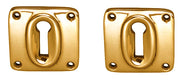 Nyckelskylt - Fyrkantig mässing 45 mm thumbnail image