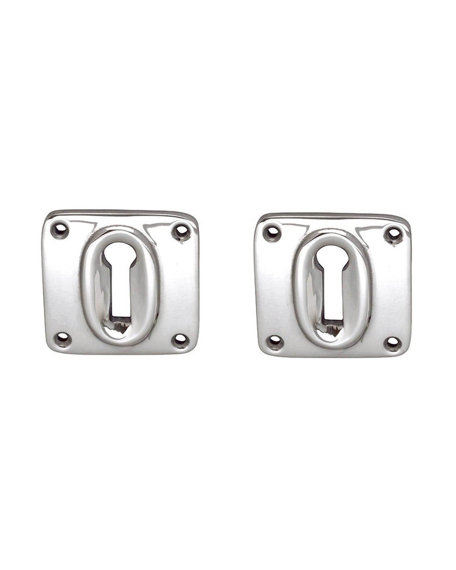 Escutcheon Square - Nickel-plated brass 45 mm (1,8 in.) image