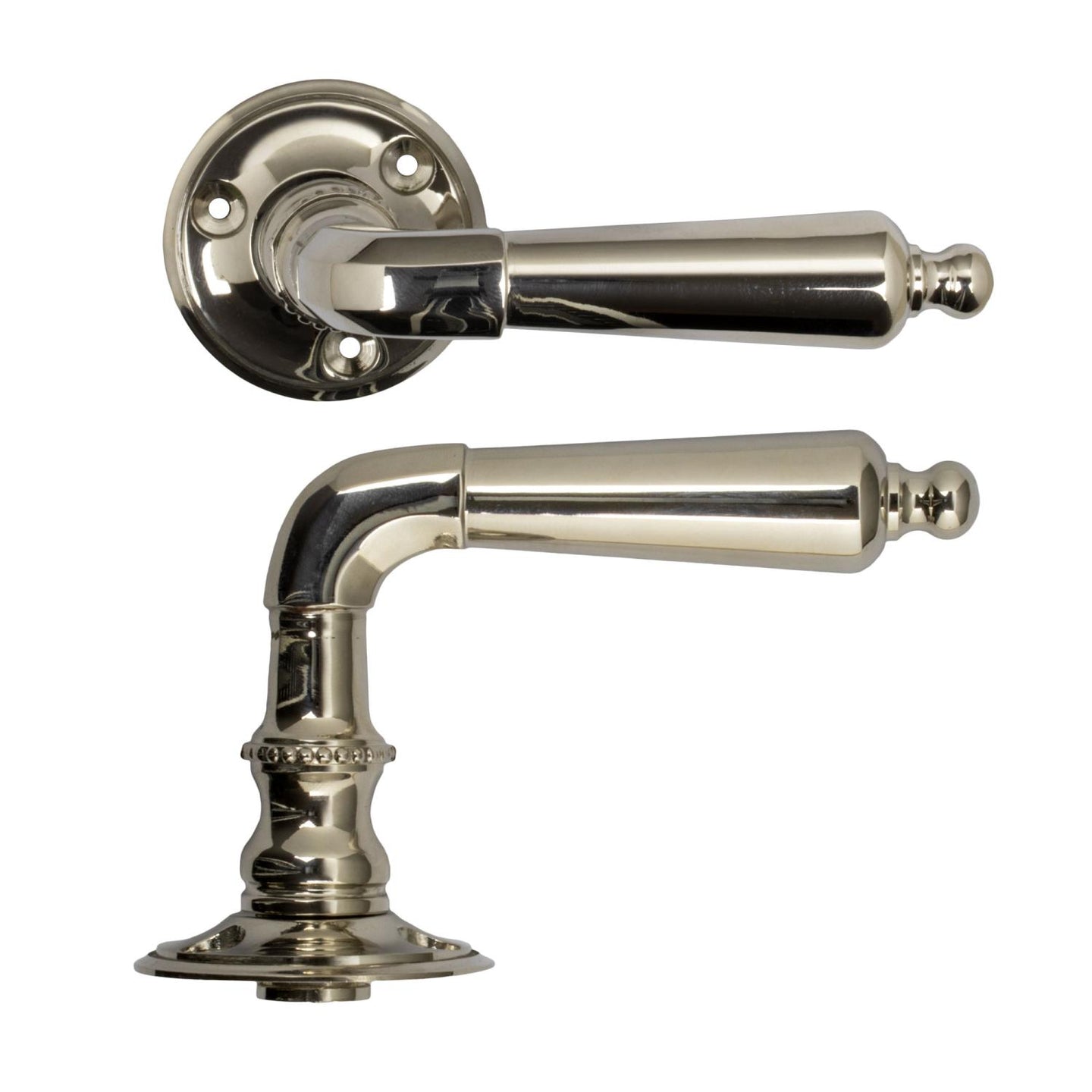 Door Handle - Sibyllegatan - Nickel